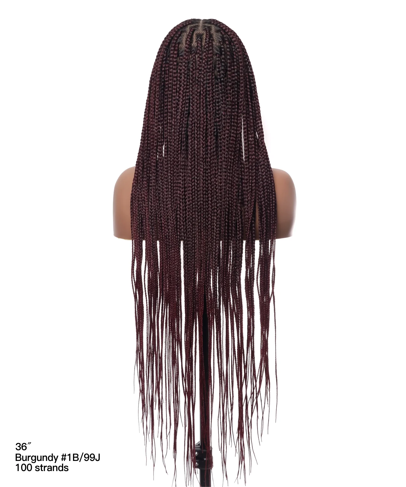 Pre Bleached Human Hair Lace Lightweight Knotless HD Lace Box Braided Wig - Airhomei