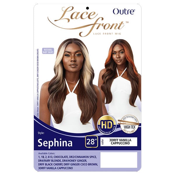 Outre Synthetic Swiss HD Lace Front Wig - SEPHINA - Airhomei