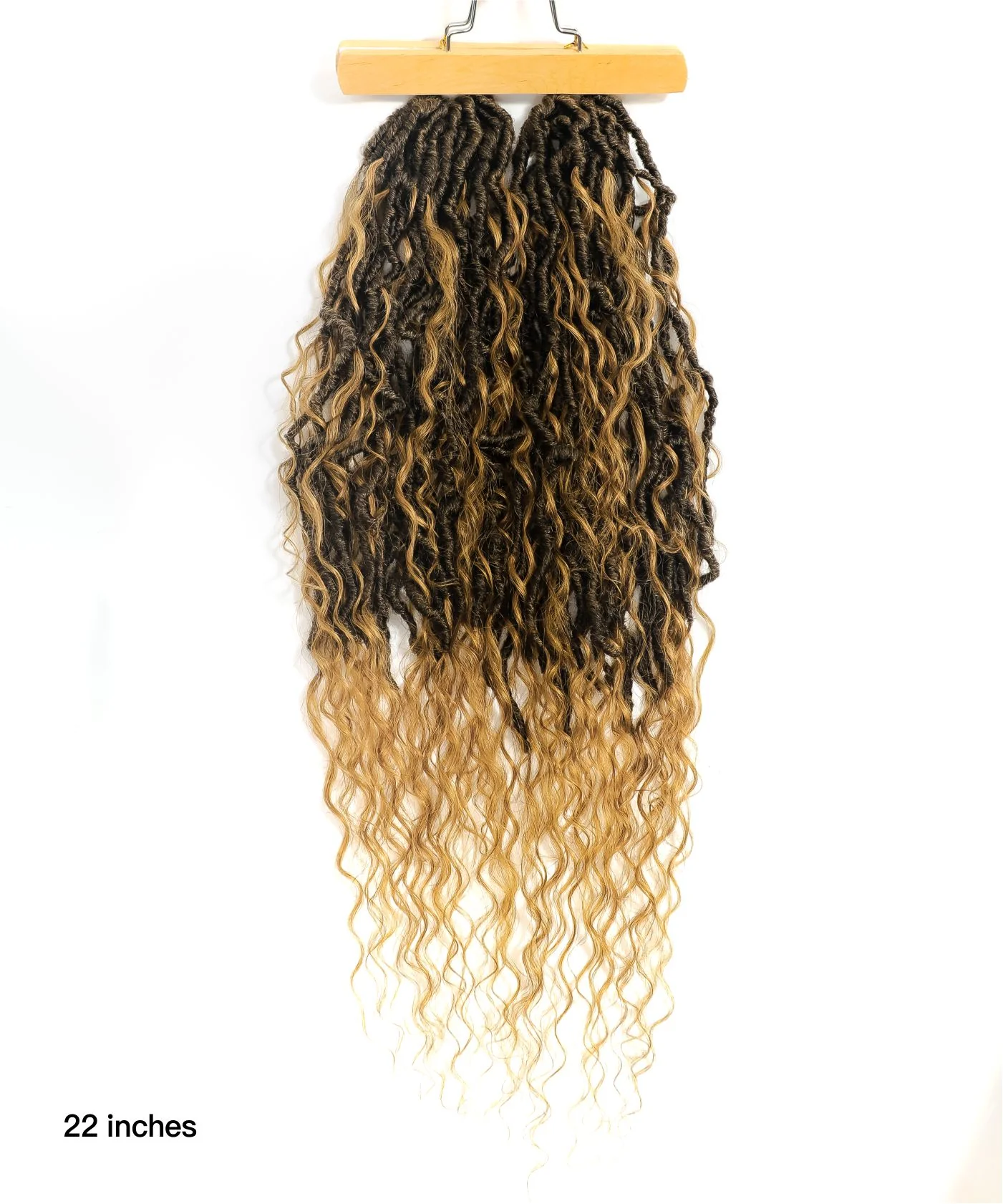 Tangleless Crochet Boho Locs Braids With Human Hair Curls 22