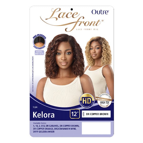 Outre Synthetic Swiss HD Lace Front Wig - KELORA - Airhomei