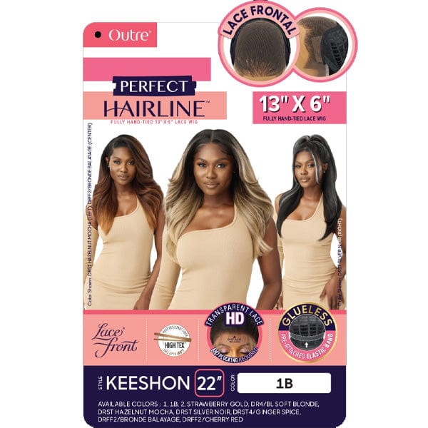 Outre Perfect Hairline Synthetic 13x6 Lace Frontal Wig - KEESHON - Airhomei