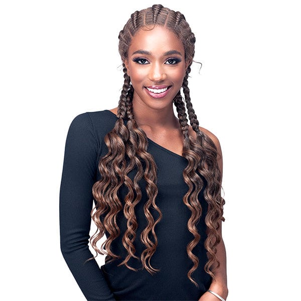 Bobbi Boss Synthetic Hair Natural Style Lace Wig - MLF629 GHANA STITCH BRAID - Airhomei