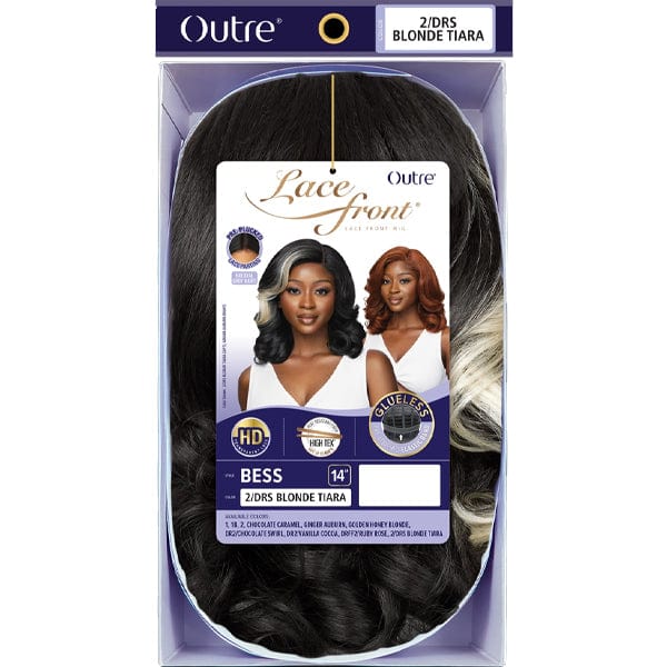 Outre Synthetic Swiss HD Lace Front Wig - BESS - Airhomei