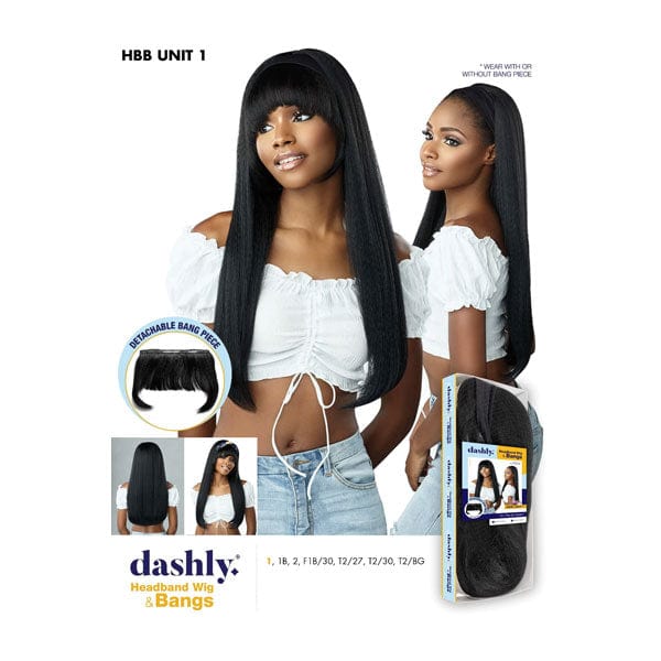 Sensationnel Dashly Synthetic Headband Wig & Bangs - HBB UNIT 1 - Airhomei