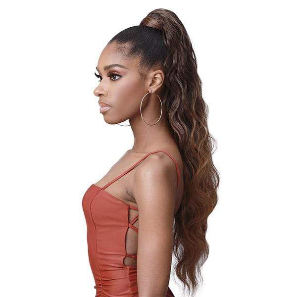Bobbi Boss Miss Origin Tress Up Human Hair Blend Ponytail -MOD022 BODY WAVE 28
