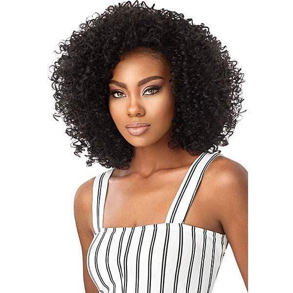 Outre Quick Weave Synthetic Half Wig - 3A PASSION CURL - Airhomei