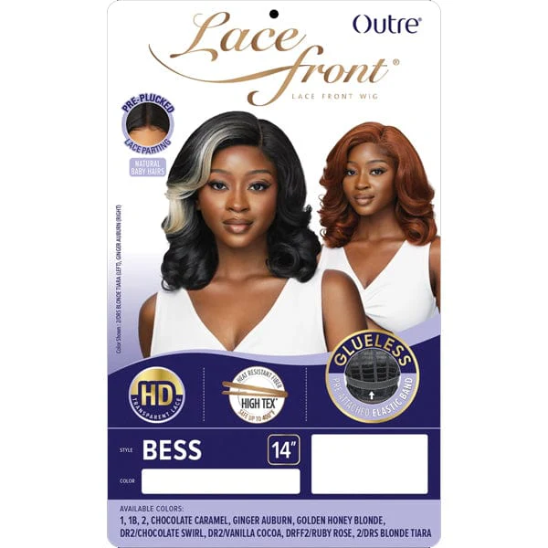 Outre Synthetic Swiss HD Lace Front Wig - BESS - Airhomei