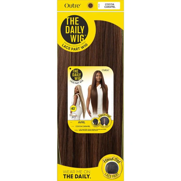 Outre The Daily Wig Synthetic Hair Lace Part Wig - AVRIL - Airhomei