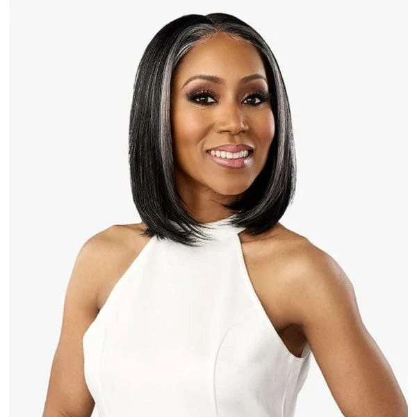 Sensationnel Synthetic Hair Dashly Salt & Pepper Lace Wig - SP LACE UNIT 1 - Airhomei