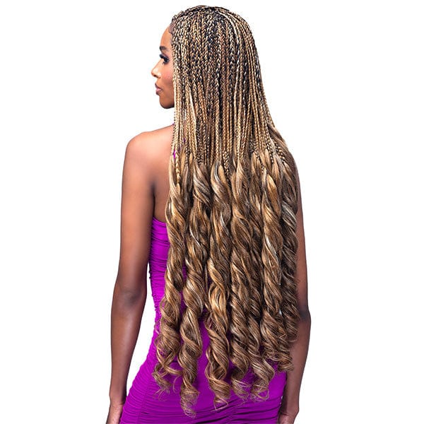Bobbi Boss Synthetic Pre-Feathered Braid - 3X BOSS BRAID PF FRENCH CURL 28
