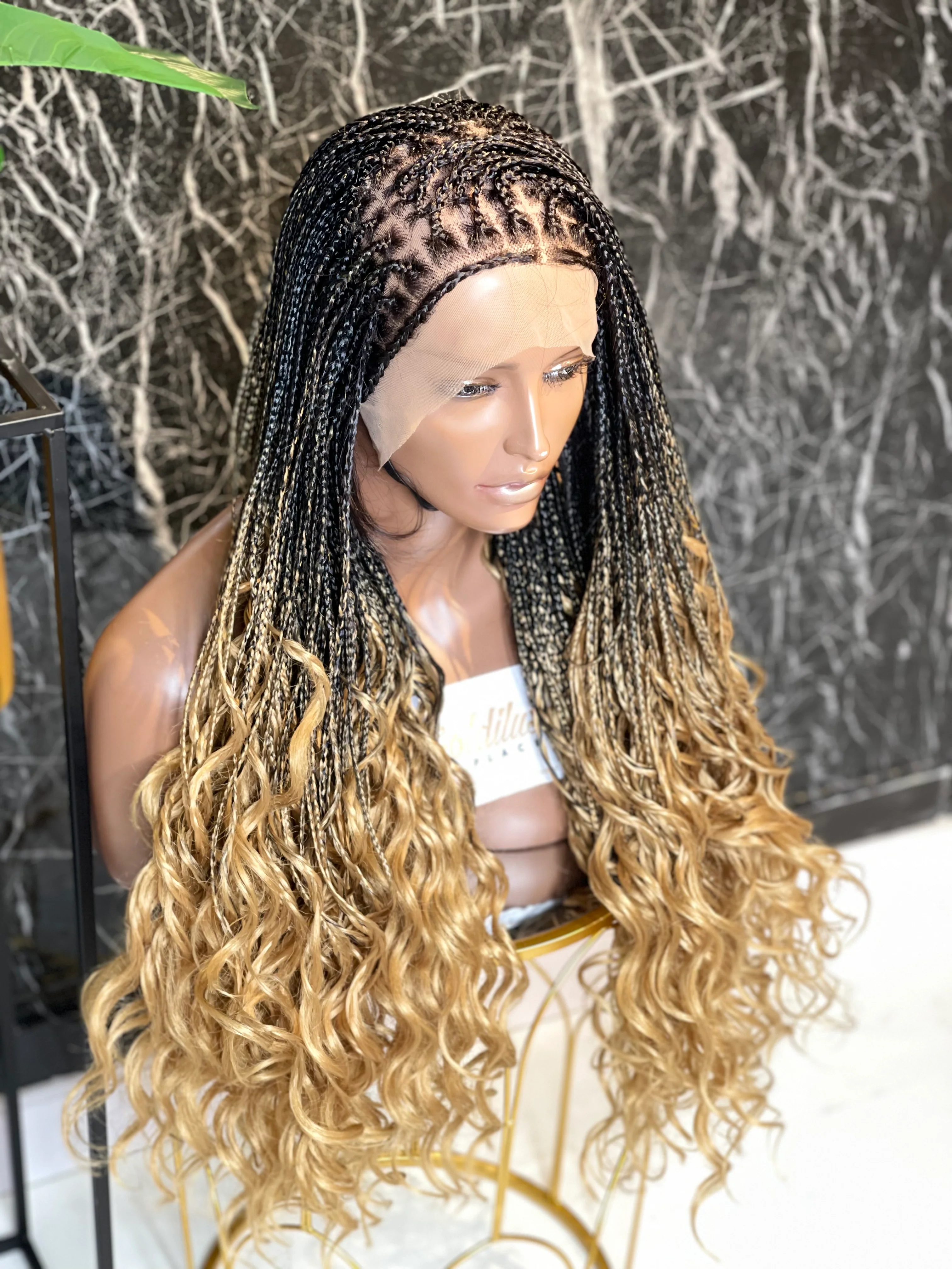 Sisi Curly unit - Knotless Braid Wig - Airhomei