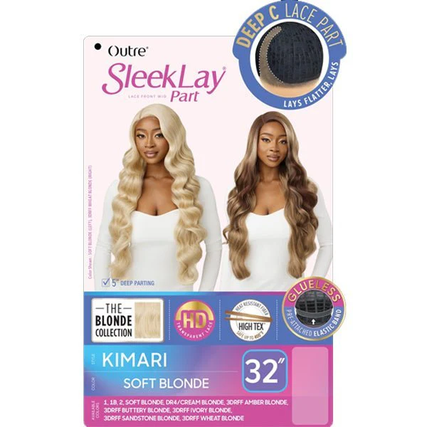 Outre Synthetic Sleeklay Part HD Lace Front Wig - KIMARI - Airhomei