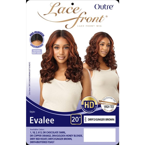 Outre Synthetic Swiss HD Lace Front Wig - EVALEE - Airhomei