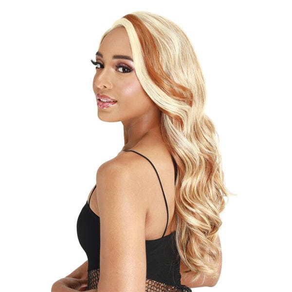 Zury Sis Human Hair Blend Natural Mix Glueless Lace Front Wig - PM LF HD CAMA - Airhomei