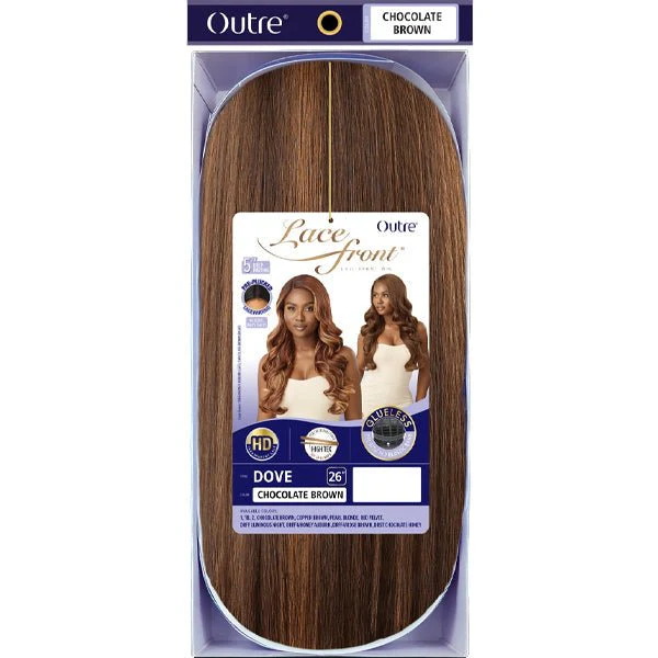 Outre Synthetic Swiss HD Lace Front Wig - DOVE - Airhomei