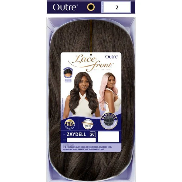 Outre Synthetic Swiss HD Lace Front Wig - ZAYDELL - Airhomei