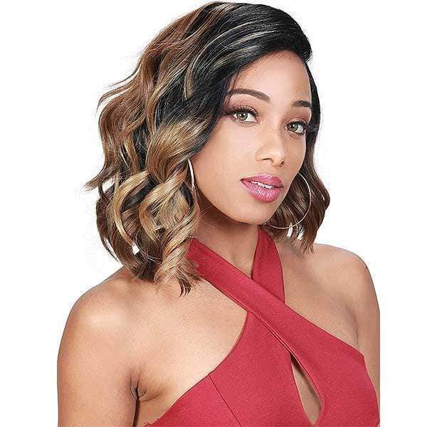 Zury Sis Sassy Half Moon Part Synthetic Hair Wig - SASSY HM H MILIO - Clearance - Airhomei