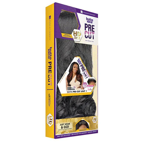 Sensationnel Butta Synthetic Pre Cut Glueless HD Lace Wig - BUTTA PRE CUT UNIT 1 - Airhomei