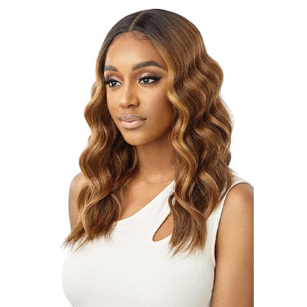 Outre Synthetic Sleeklay Part HD Lace Front Wig - DARIANA - Airhomei