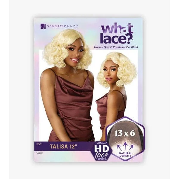 Sensationnel Cloud9 What Lace Human Hair Blend 13x6 Frontal Lace Wig - TALISA 12�� - Airhomei