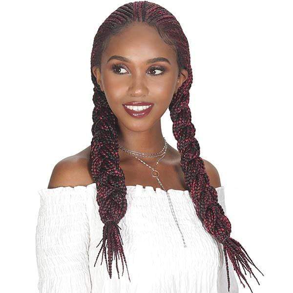 Zury Sis Diva Collection Synthetic Hair Lace Front Wig - DIVA LACE FULANI BOX 30 - Airhomei
