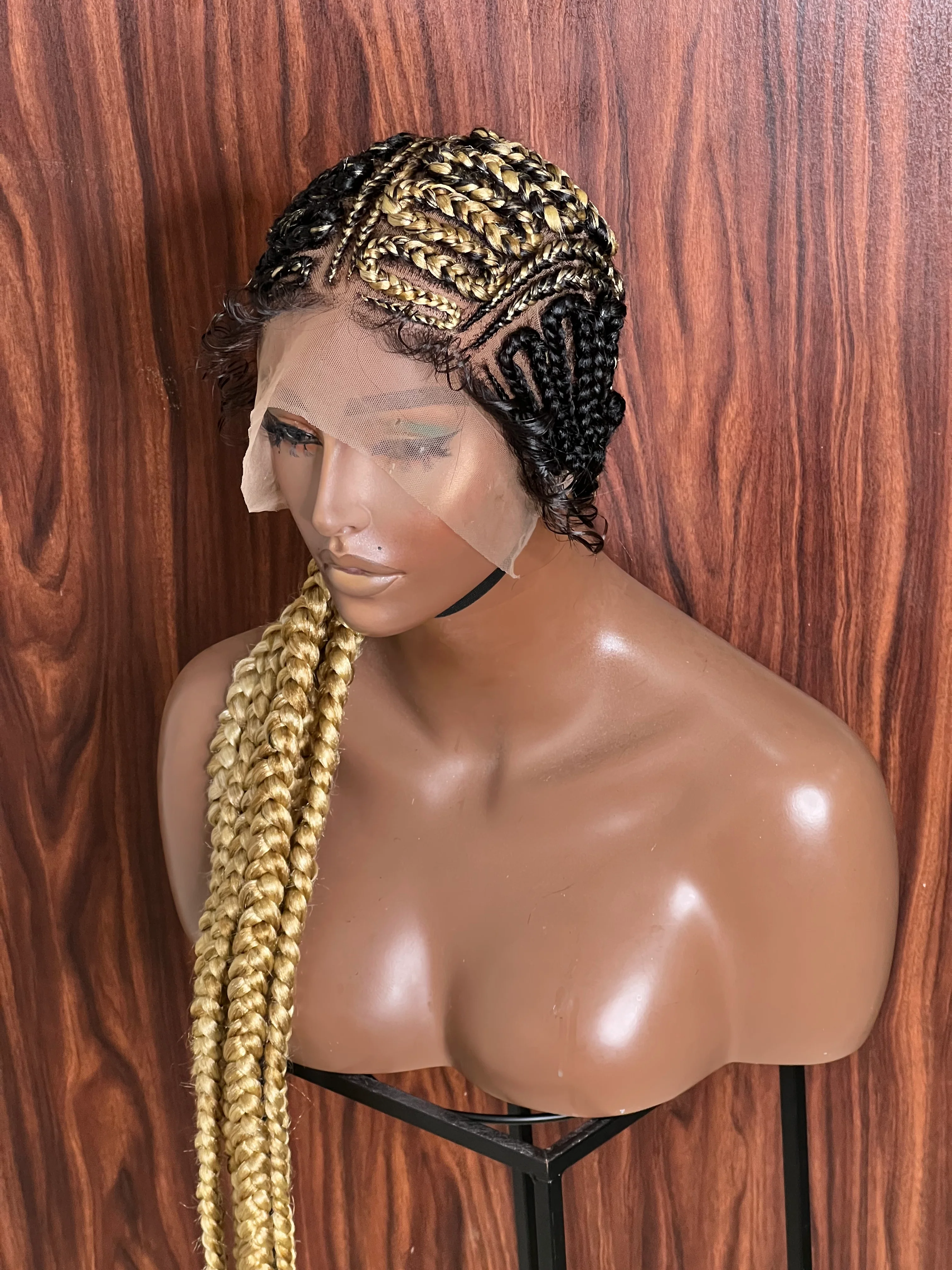 Zigzag Cornrow wig - Airhomei