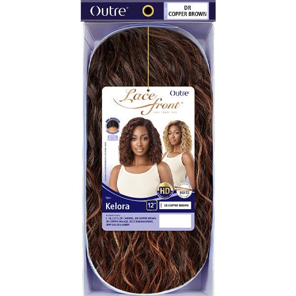Outre Synthetic Swiss HD Lace Front Wig - KELORA - Airhomei