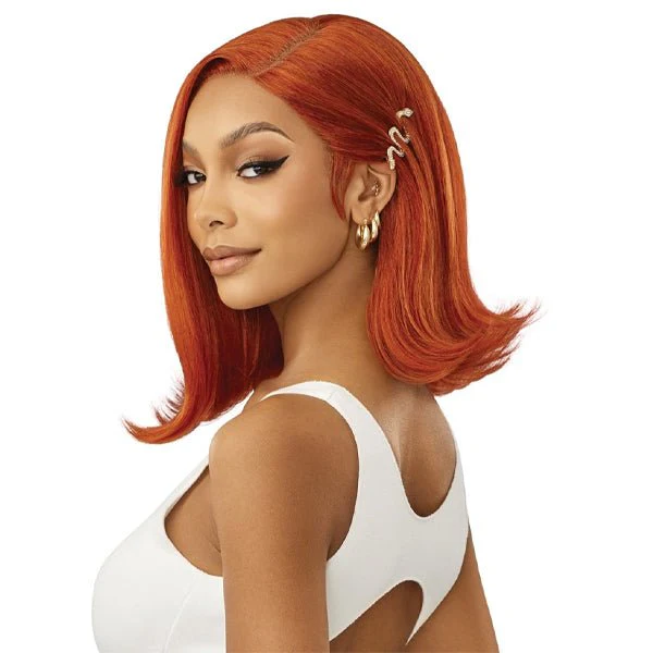 Outre Synthetic Swiss HD Lace Front Wig - CARMEL - Airhomei
