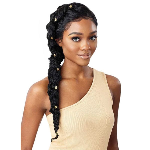 Outre Human Hair Blend 360 Lace Front Wig - KAYREENA - Airhomei