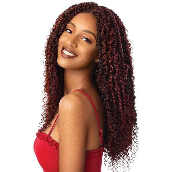 Outre X-Pression Twisted Up 4X4 Lace Front Wig - BOHO PASSION WATERWAVE 22