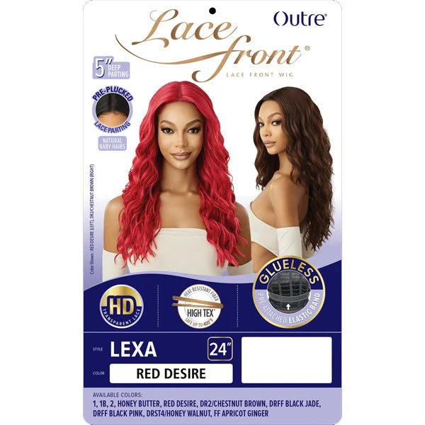 Outre Synthetic Swiss HD Lace Front Wig - LEXA - Airhomei