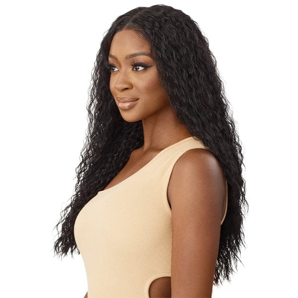Outre Human Hair Blend 5x5 Lace Closure Wig - HHB PERUVIAN WATER WAVE 24