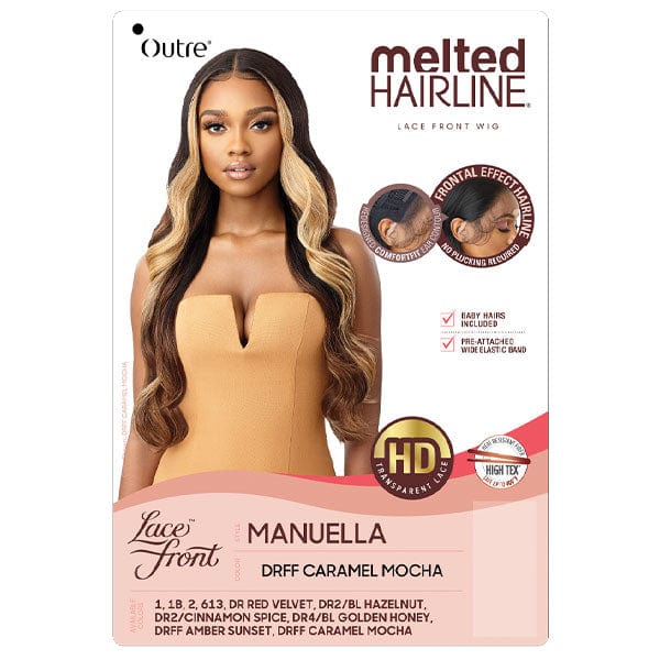 Outre Synthetic Melted Hairline HD Lace Front Wig - MANUELLA - Airhomei