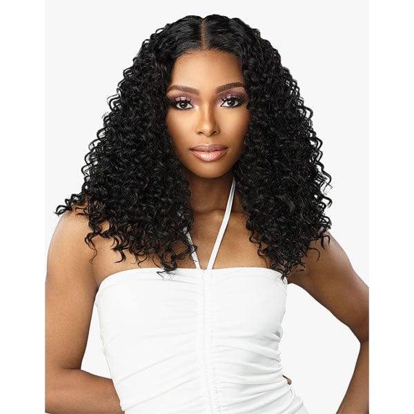 Sensationnel Butta Human Hair Blend Lace Front Wig - WATER WAVE 16