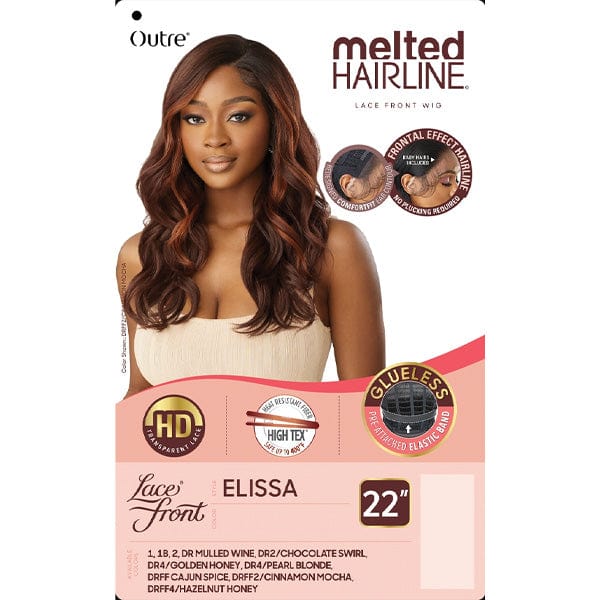 Outre Synthetic Melted Hairline HD Lace Front Wig - ELISSA - Airhomei