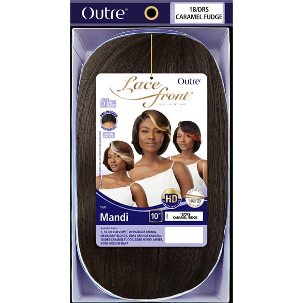 Outre Synthetic Swiss HD Lace Front Wig - MANDI - Airhomei