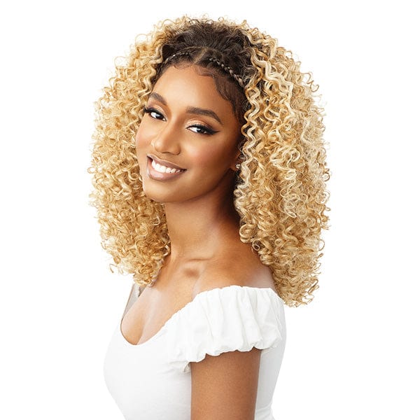 Outre Synthetic Hair 13x2 HD Lace Front Wig - HALO STITCH BRAID 18 - Airhomei