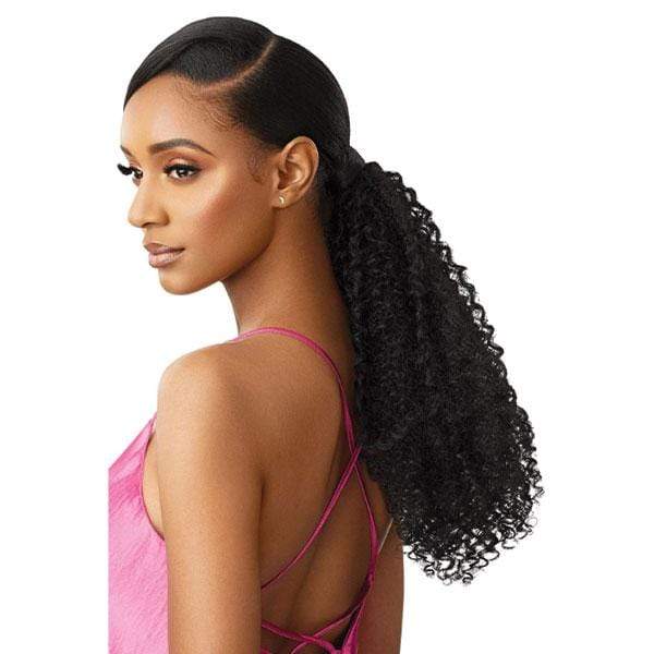 Outre Pretty Quick Synthetic Wrap Ponytail - BOHEMIAN COILS 18