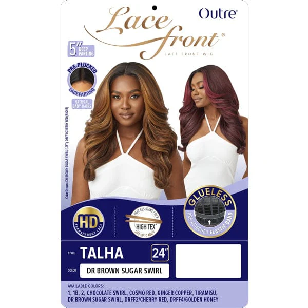 Outre Synthetic Swiss HD Lace Front Wig - TALHA - Airhomei