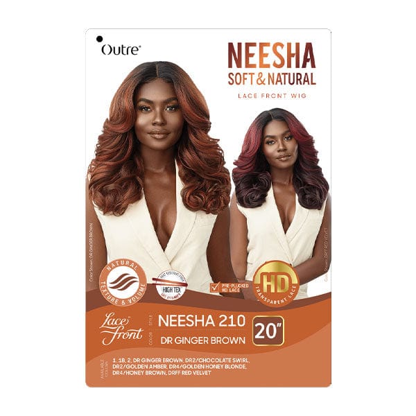 Outre Neesha Soft & Natural Synthetic Swiss Lace Front Wig - NEESHA 210 - Airhomei