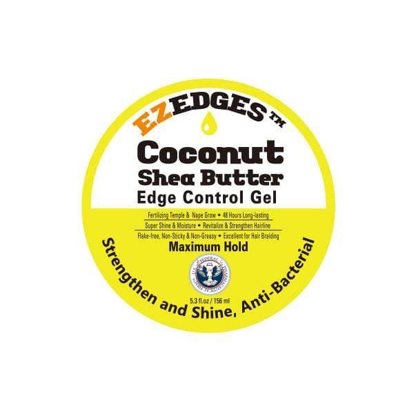 Oh Yes EzEdges Edge Control Gel - COCONUT SHEA BUTTER 5.3 oz- (C) - Airhomei