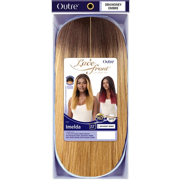 Outre Synthetic Swiss HD Lace Front Wig - IMELDA - Airhomei