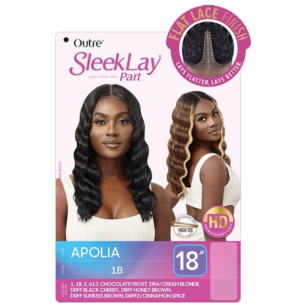 Outre Synthetic Sleeklay Part HD Lace Front Wig - APOLIA - Airhomei