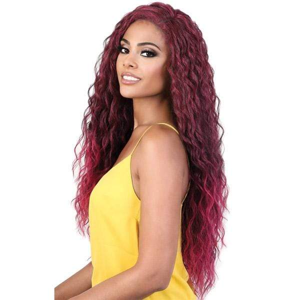 Motown Tress Synthetic HD Invisible Lace Front Wig - KLP FERI - Clearance - Airhomei