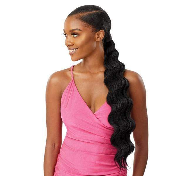 Outre Pretty Quick Synthetic Wrap Ponytail - FINGER WAVE 24
