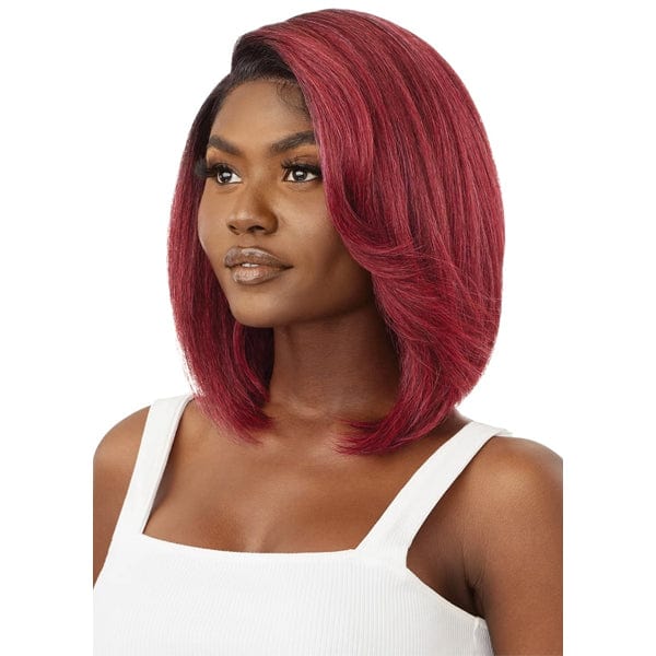 Outre Synthetic Sleeklay Part HD Lace Front Wig - RUDY - Airhomei