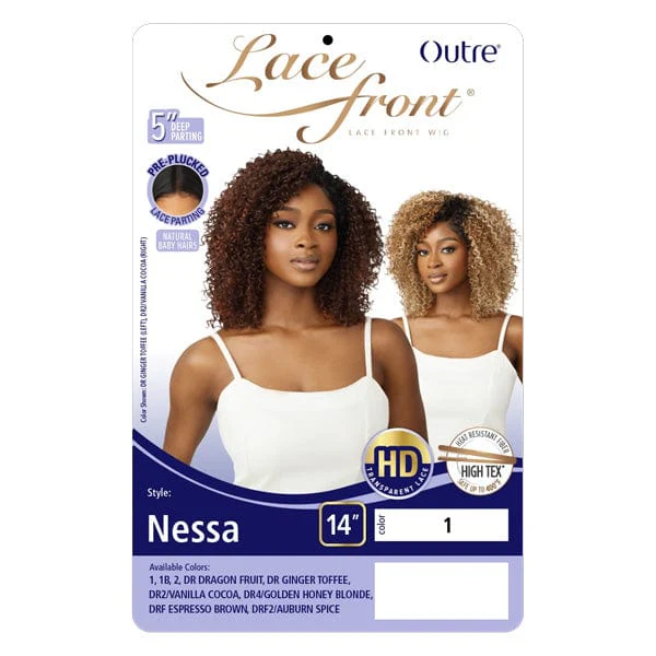Outre Synthetic Swiss HD Lace Front Wig - NESSA - Airhomei