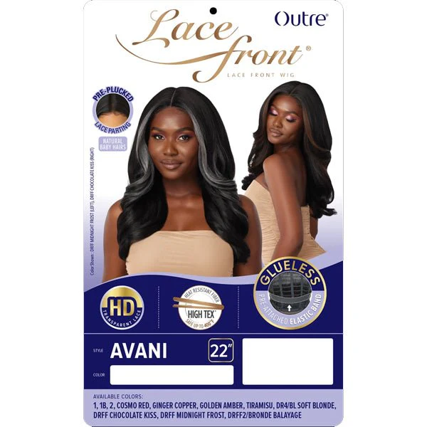 Outre Synthetic Swiss HD Lace Front Wig - AVANI - Airhomei