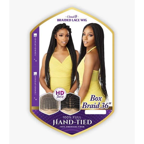 Sensationnel Cloud 9 Synthetic 100% Full Hand-Tied Braided Lace Wig - BOX BRAID 36