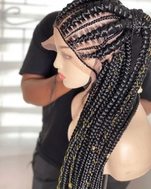 Honey  -  Stitch Braids Cornrow wig - Airhomei